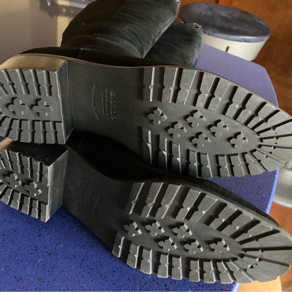 Blonde Sierra Waterproof Over the knee suede boot - Picture 4 of 5